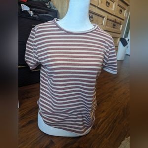 LUXE- medium striped top